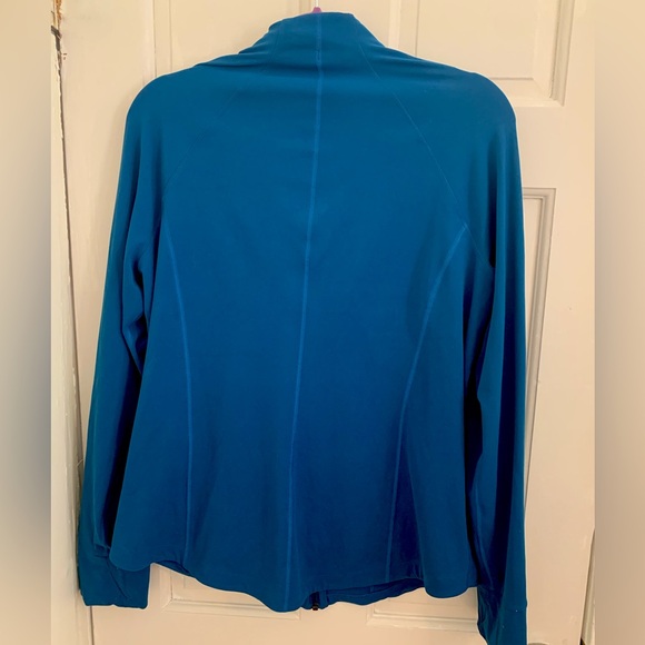 Athleta Salutation Jacket Blue size 1X - Picture 2 of 3
